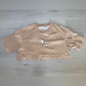 Jordan Artist Series by Parker Duncan Womens Cropped T-Shirt